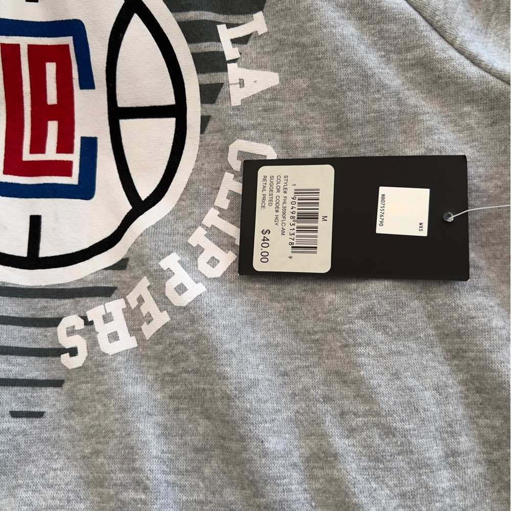 New with tags LA Clippers NBA hoodie M - Picture 11 of 12
